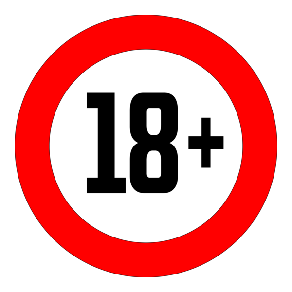 18 plus age restriction logo